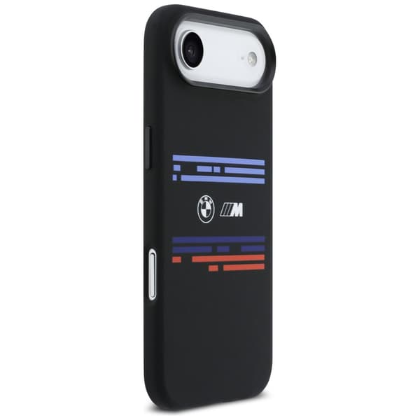 BMW M Silikone Horizontal Line MagSafe-etui til iPhone Air, sort