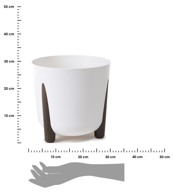 Mosskruka vit 30xh28 cm