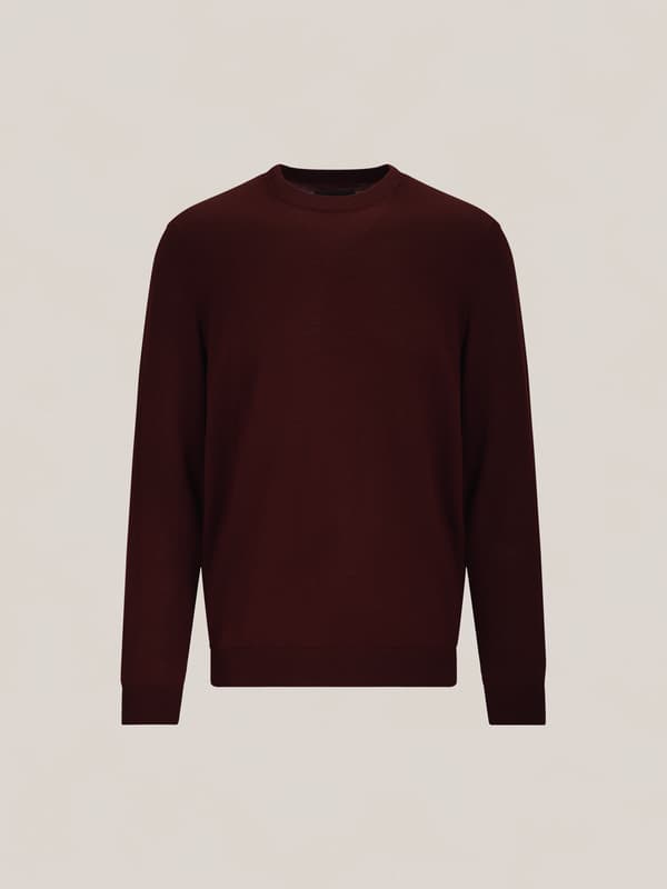 Bordeauxrød Croxton Sweater XXL