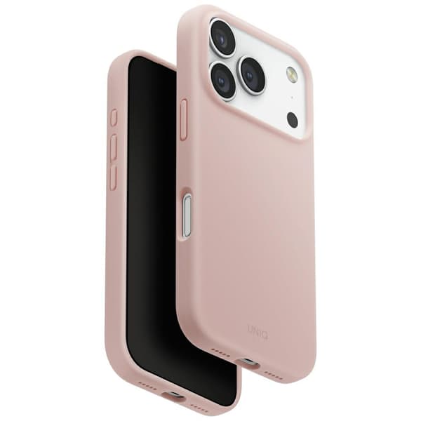 UNIQ Lino MagSafe-etui til iPhone 17 Pro, lyserød