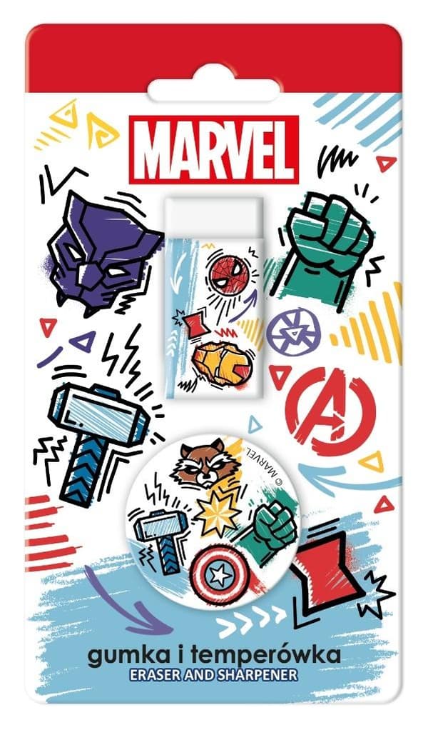 Avengers Viskelæder + Spidser