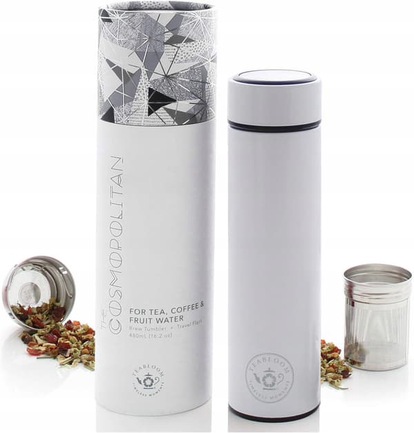 Teabloom All Drinks -muki - 480 ml, 17 oz, valkoinen