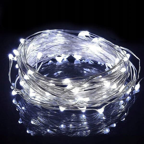 Invändig ljusslinga 50 LED COOL WHITE LAMP10B