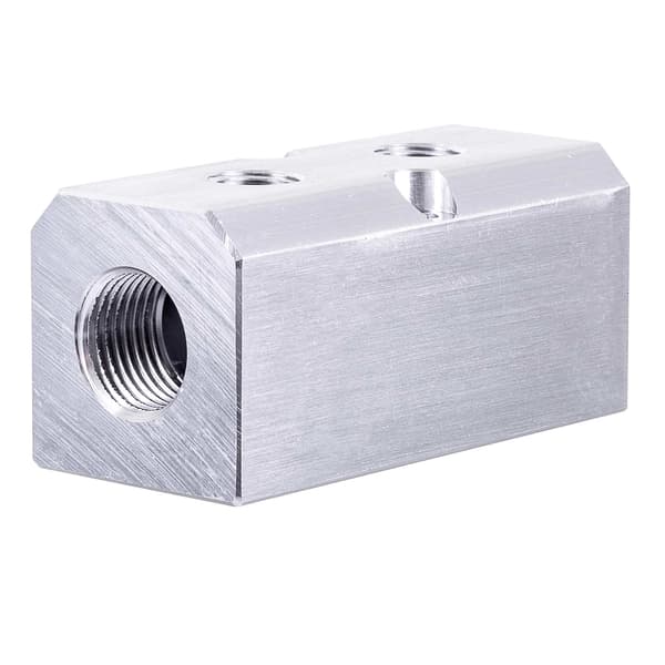 PNEUMATISK FORDELERBLAD TIL KOMPRESSOR 2X 1/4 TOMMER OG 2X 1/2 TOMMER