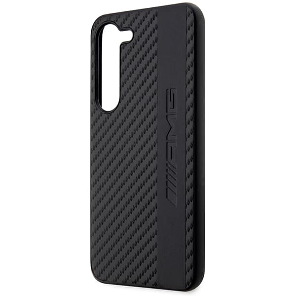 AMG Carbon Stripe&Embossed cover til Galaxy S23+, sort