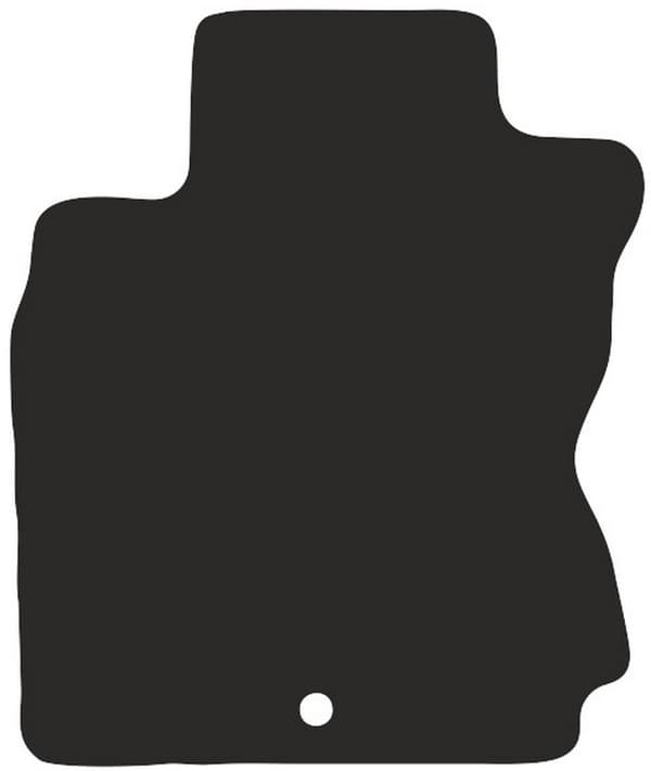 polyamid førermåtte til: Nissan Note I E11 minivan 2006-2012 gummibelagt førermåtte