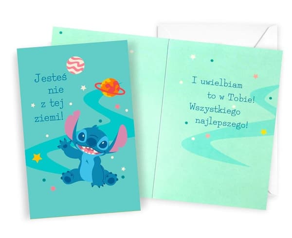 Stitch fødselsdagskort