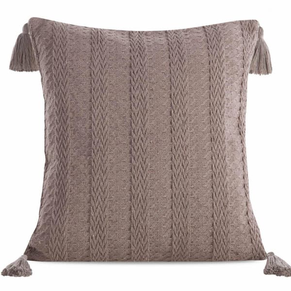 Pudebetræk BOHO/8 45 cm x 45 cm brun