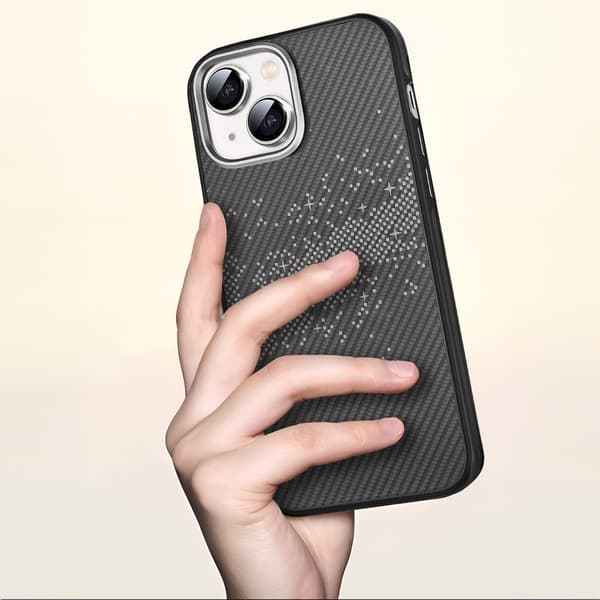 iPhone 15 cover, Mælkevejen, Grå