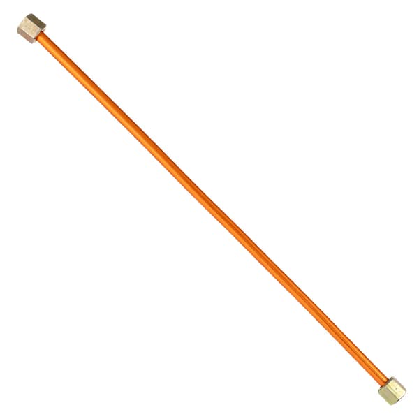 AAC030 6mm 30cm rör med muttrar för tryckbrytare