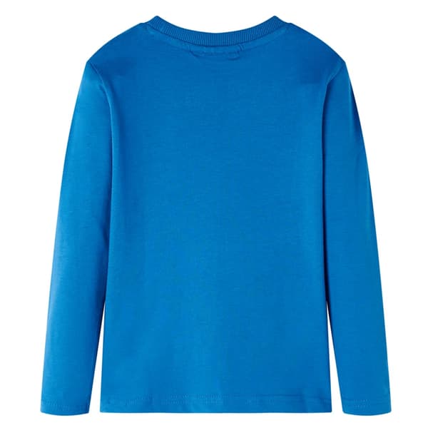 Barn långärmad T-shirt, mörkblå, 116