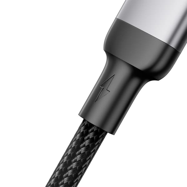 USB - USB-C kabel til hurtig opladning A10-serien 3A 1,2m sort