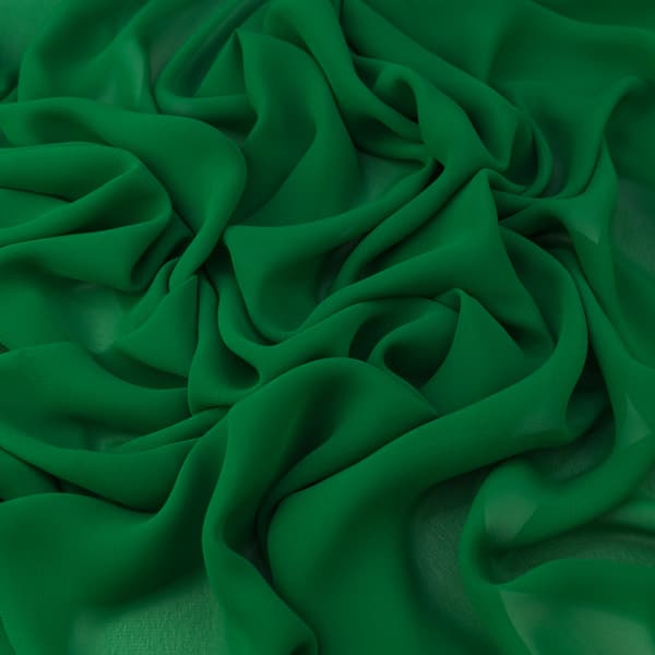 Chiffonmateriale, grøn farve