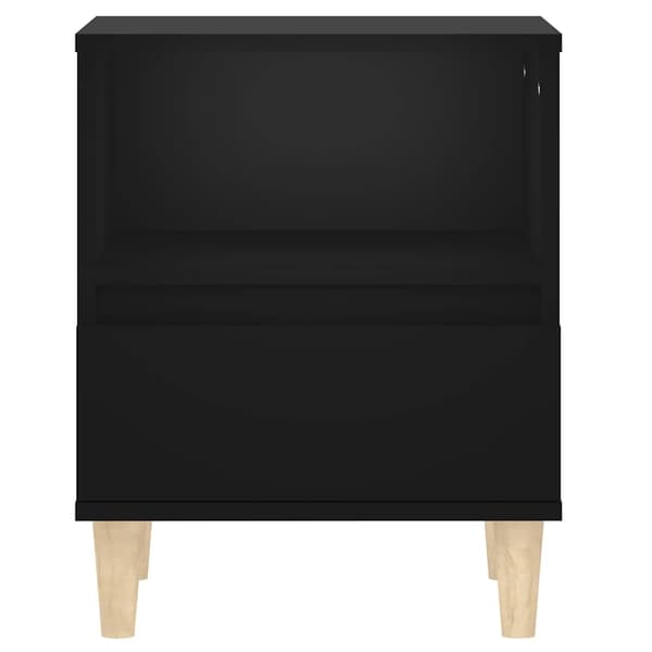 vidaXL sengebord sort 40x35x50 cm