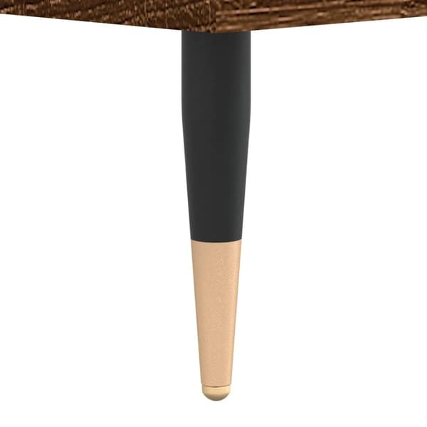 vidaXL skoskab brunt egetræ 30x35x105 cm