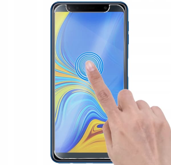 3x GLAS för SAMSUNG GALAXY A7 2018 | HÄRDAT GLAS | 3-PACK