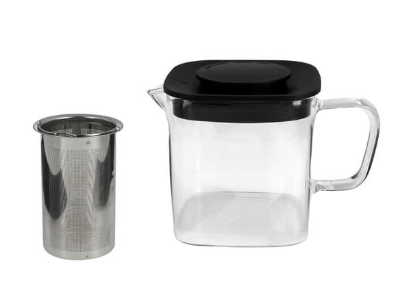 Glaskedel med infuser