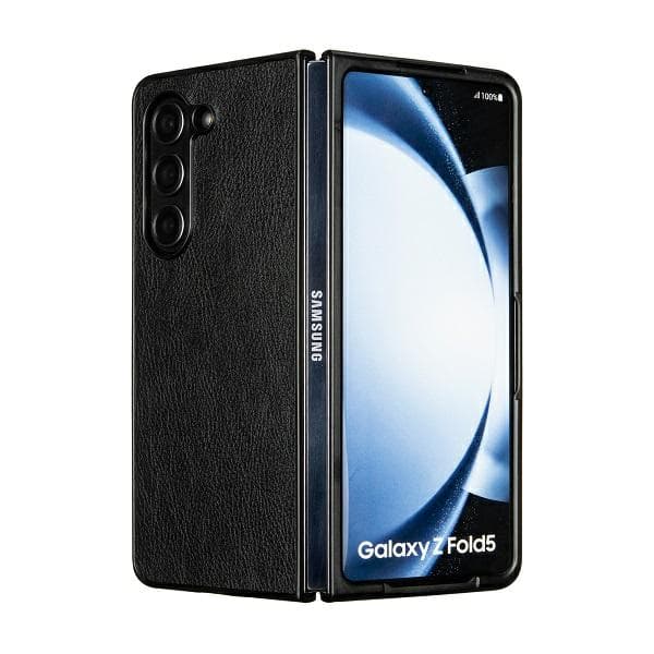 Beline Læderetui til Galaxy Z Fold5 Sort