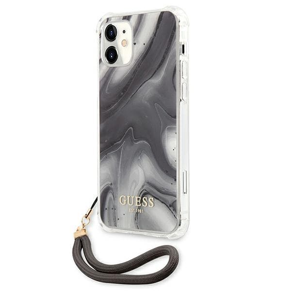 Guess Marble Collection iPhone 12 mini-skal, grått/grått