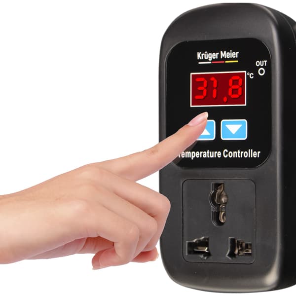Kruger Meier Carbonne - elektronisk termostat