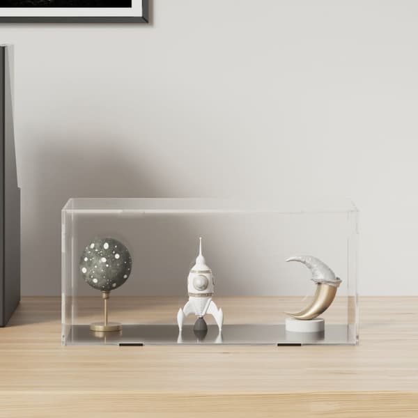 vidaXL Displaylåda, Transparent, 24x12x11 cm, Akryl