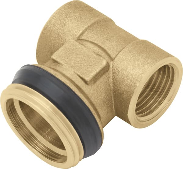 T-rör med packning - G1" x G1/2" x G1/2"
