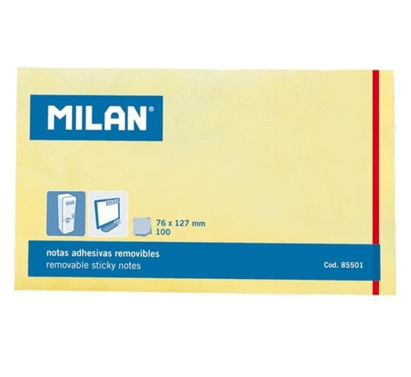 Sticky notes 127x76 / 100K gule MILAN