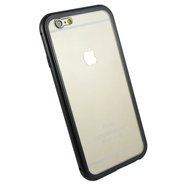 ERBORD Magnetisk Etui i Helglas til iPhone 6/6S 4.7 - Sort