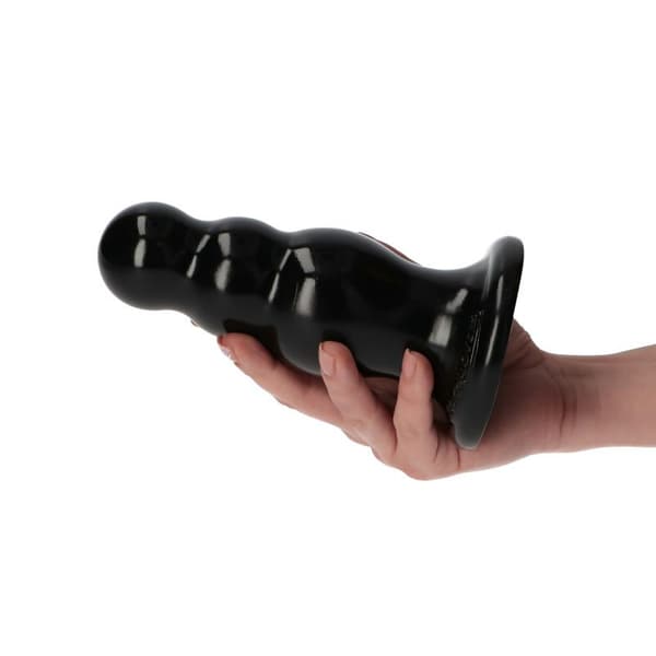 Italialainen dildo, kulli, 6mustaa