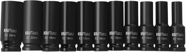 Slagtoppe 1/2" 11 stk. KD11869
