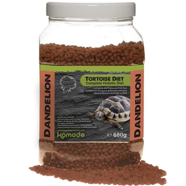 Komodo Tortoise Diet Maskros 680g - sköldpaddsfoder