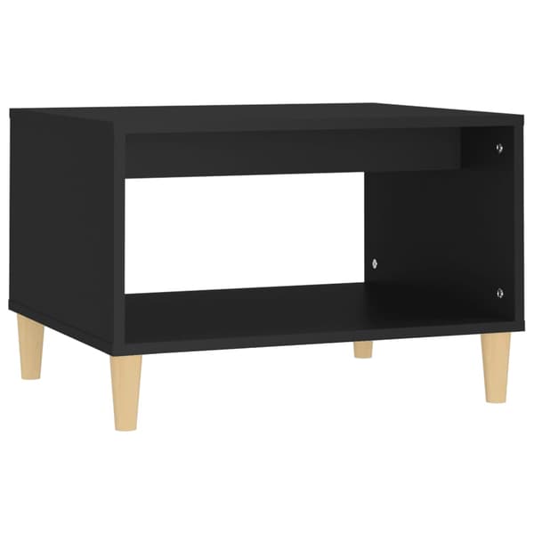 vidaXL sofabord, sort, 60x50x40 cm, træbaseret materiale