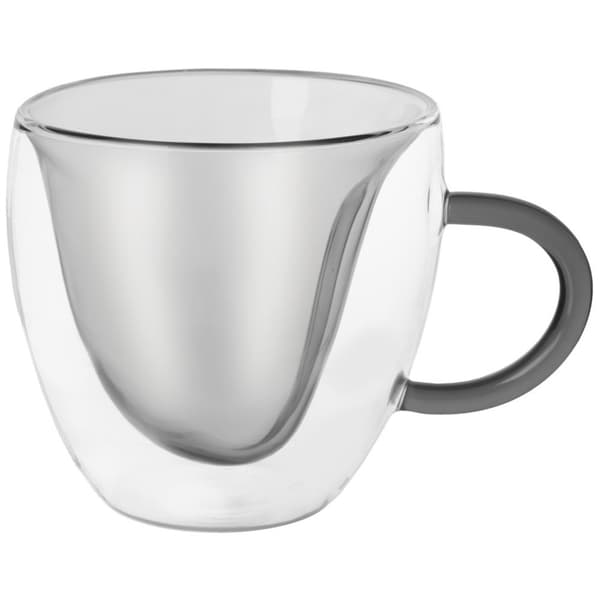 DOBBELTVÆGGEDE TERMOGLAS TIL KAFFE OG TE 280 ML 2 STK.