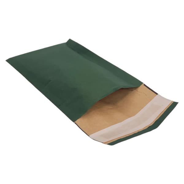 Kuvert 165x100mm vadderat grönt 10 st