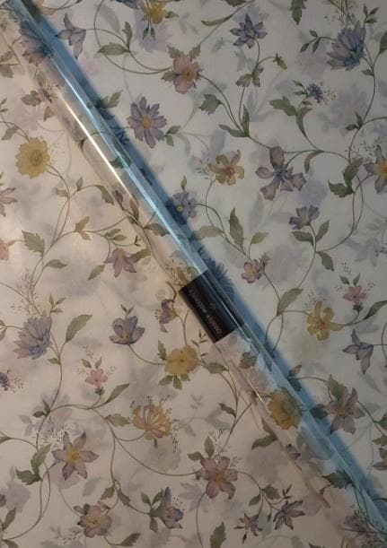 Vilda blommor satin silkespapper 50x76cm