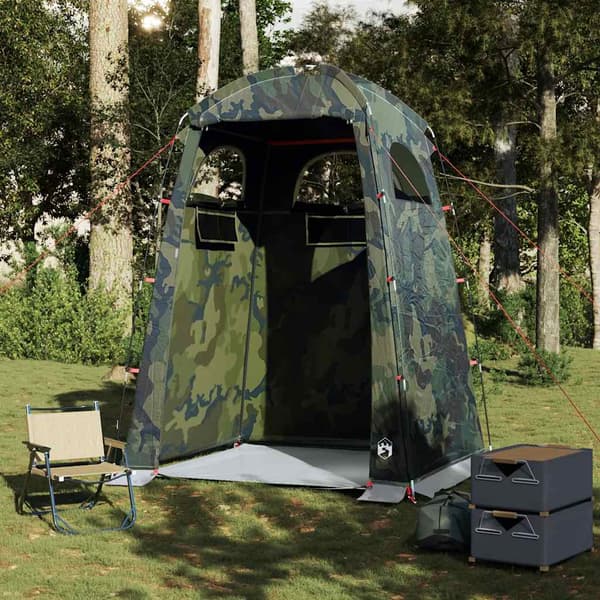 vidaXL Duschtält Camo Vattentätt