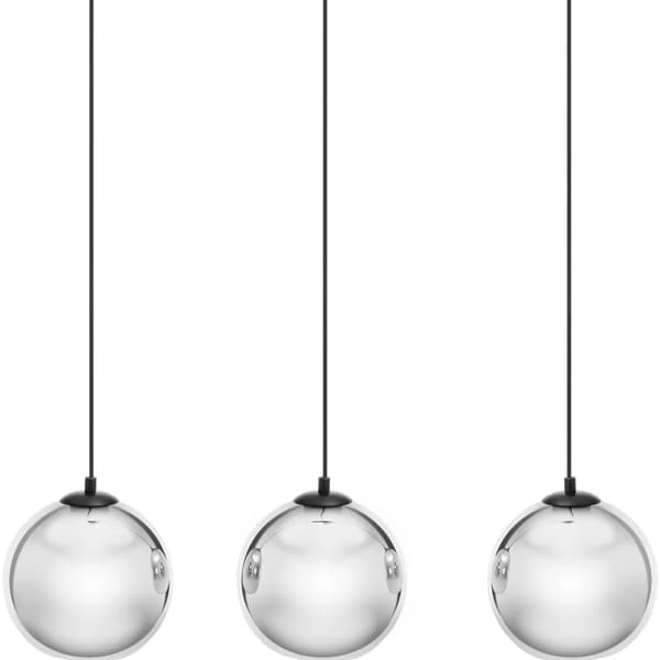 Moderne E27 loftlampe med 3 lyskilder - glaskugler