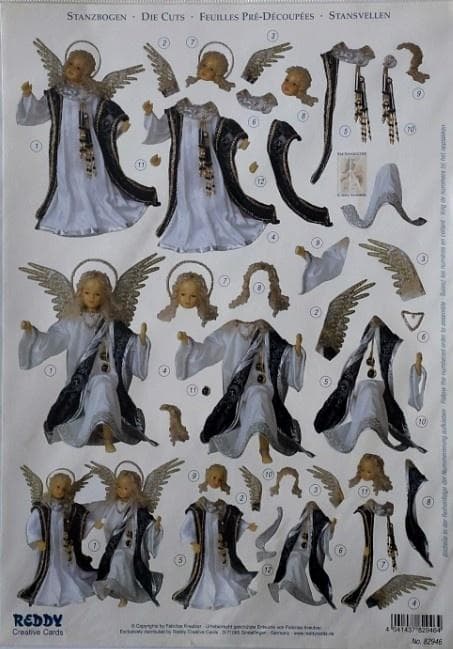 3D-stanssattu arkki 29,7 x 21 cm