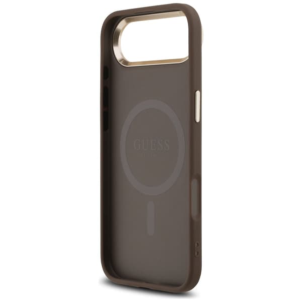 Guess 4G Triangle Logo MagSafe-etui til iPhone Air brun guld