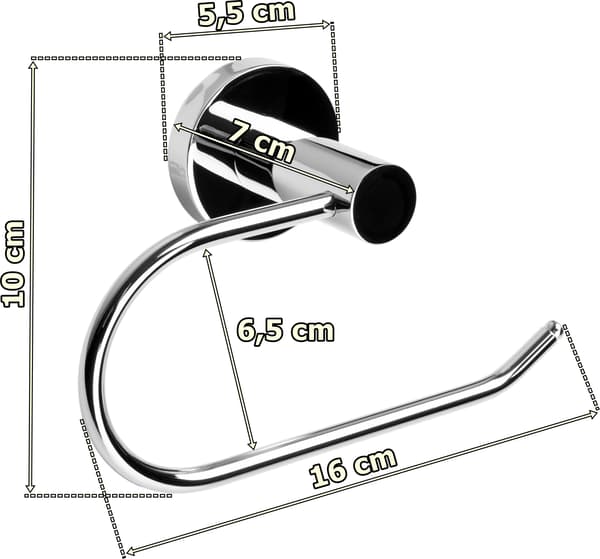 Usar sølv toiletpapirholder