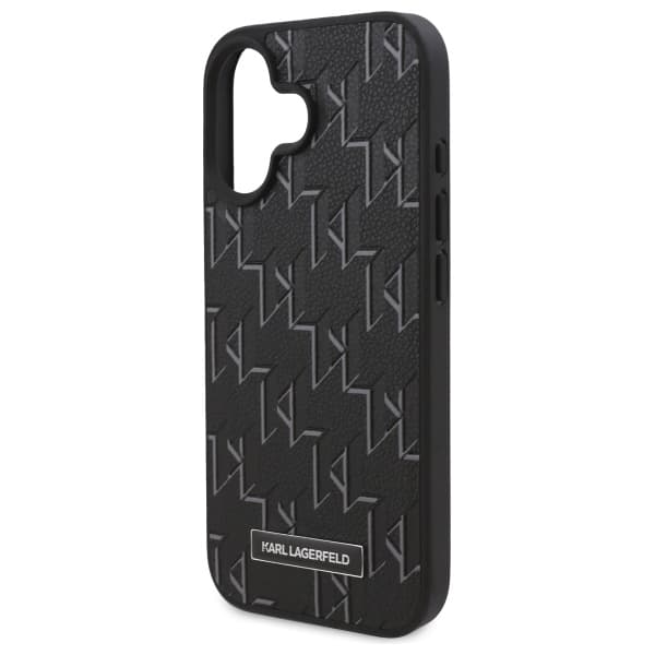 Karl Lagerfeld Hot Stamp Magsafe-etui til iPhone 16, sort