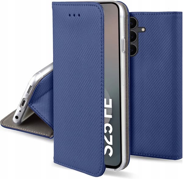 Etui til Samsung Galaxy S25 FE med Smart Magnet Flip Cover + Glas