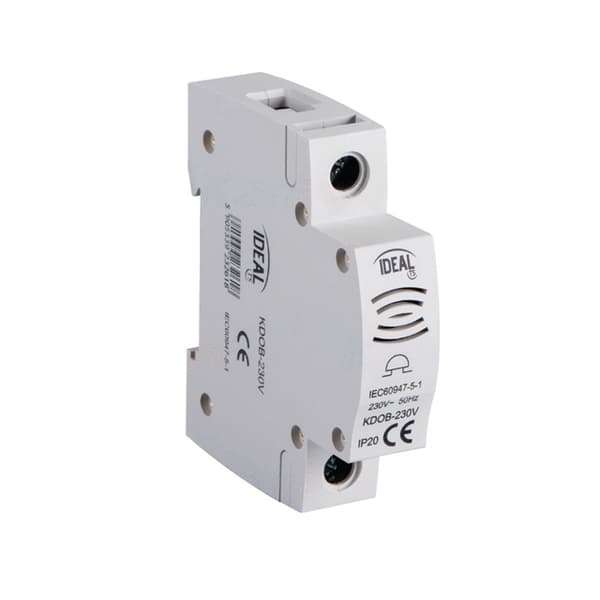 Modulaarinen sähköinen ovikello kiskoon TH35 KDOB 230V Kanlux