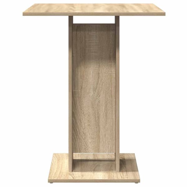vidaXL bistrobord, Sonoma eg, 60x60x75 cm, spånplade