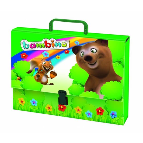 BAMBINO A4-mappe med håndtag