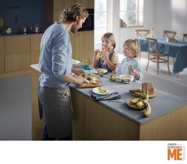 Børnebestiksæt, 4 dele, Minions / WMF