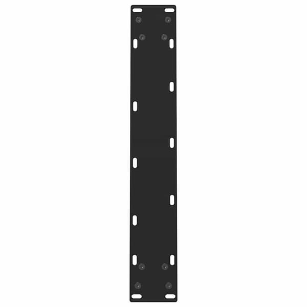 vidaXL sofabordsben sort 2 stk. 60 x (72-73) cm stål