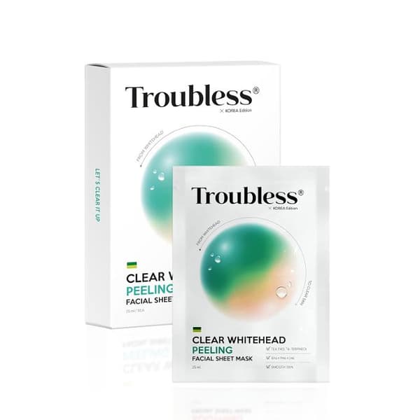 Problemfri exfolierande arkmask