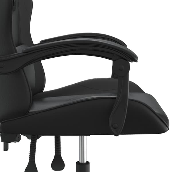 vidaXL gamingstol, sort, kunstlæder