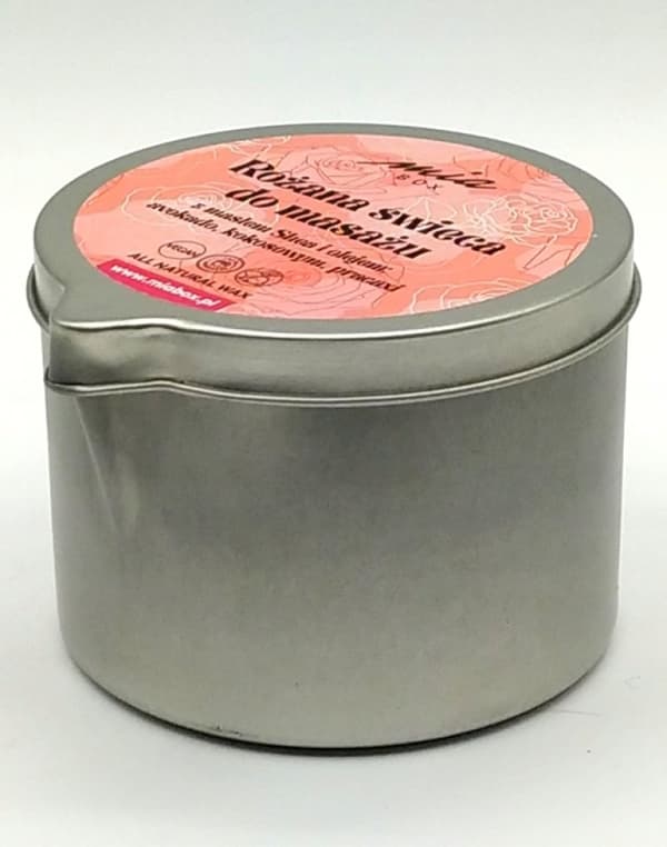 Rosmassageljus 200ml